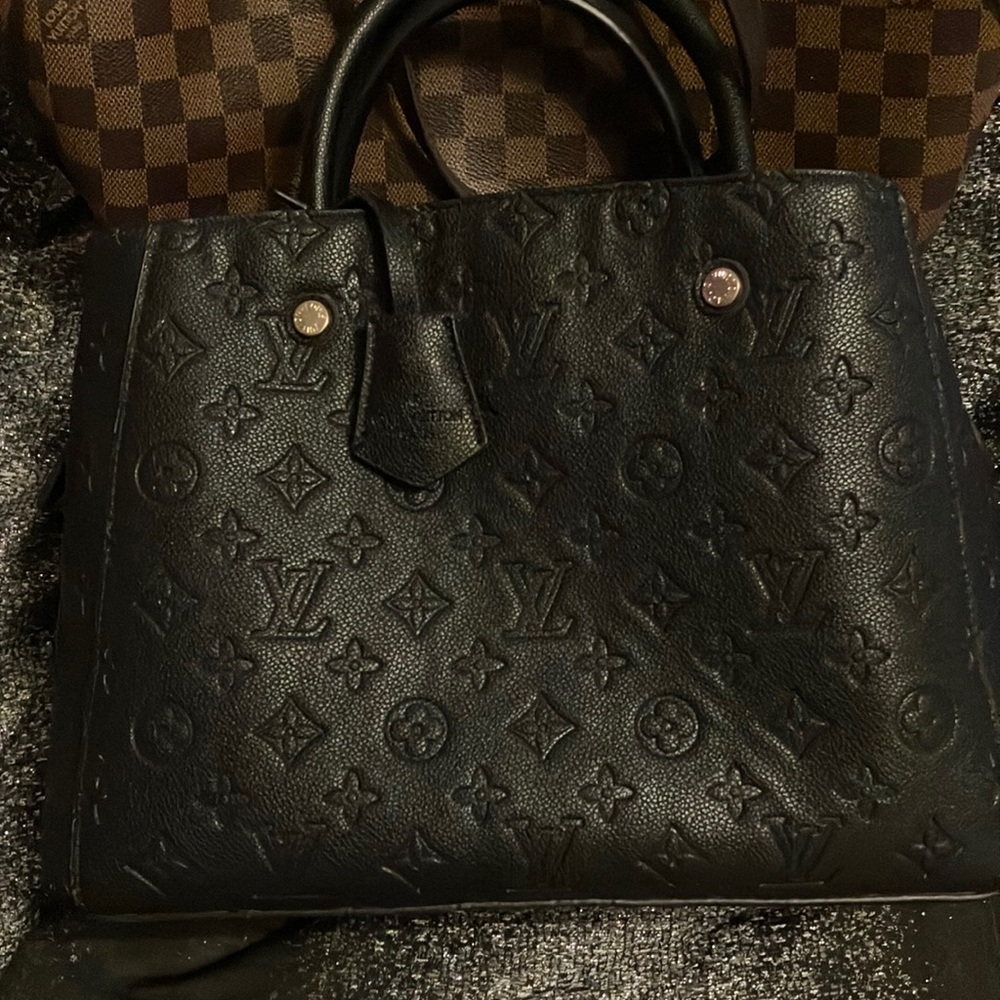 Louis Vuitton black tote